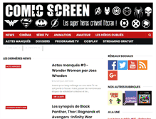 Tablet Screenshot of comicscreen.blogspot.com