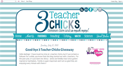 Desktop Screenshot of 3teacherchicks.blogspot.com