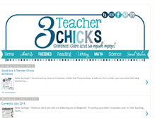 Tablet Screenshot of 3teacherchicks.blogspot.com