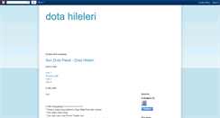 Desktop Screenshot of dotahileleri.blogspot.com