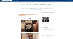 Desktop Screenshot of aplaceintheauvergnepart2.blogspot.com