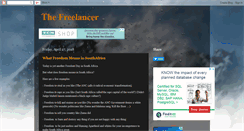 Desktop Screenshot of freelancer-daniel.blogspot.com