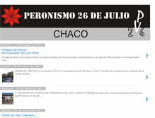 Tablet Screenshot of peronismo26dejuliochaco.blogspot.com