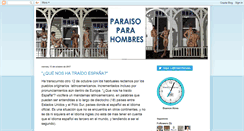 Desktop Screenshot of paraisoparahombres.blogspot.com