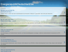 Tablet Screenshot of energierepublikdeutschland.blogspot.com