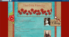 Desktop Screenshot of colefamily123.blogspot.com