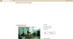 Desktop Screenshot of fuegopandevida.blogspot.com