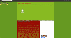 Desktop Screenshot of mastertrade2u.blogspot.com