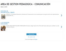 Tablet Screenshot of comunicacion-agp.blogspot.com