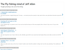 Tablet Screenshot of jeffallenflyfishing.blogspot.com