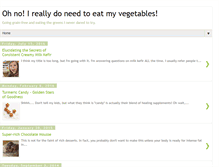 Tablet Screenshot of eatingmyvegetables.blogspot.com