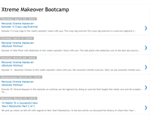 Tablet Screenshot of extrememakeoverbootcamps.blogspot.com