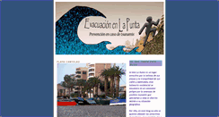 Desktop Screenshot of evacuacionenlapunta.blogspot.com