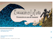 Tablet Screenshot of evacuacionenlapunta.blogspot.com