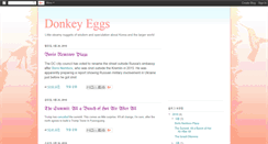 Desktop Screenshot of donkey-eggs.blogspot.com