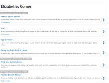 Tablet Screenshot of elizabeths-corner.blogspot.com