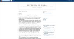 Desktop Screenshot of imprensademoda.blogspot.com