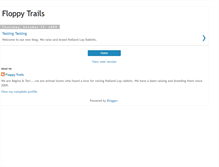 Tablet Screenshot of floppytrails.blogspot.com
