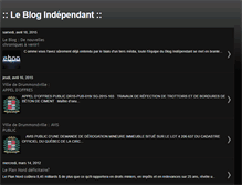 Tablet Screenshot of blog-independant.blogspot.com