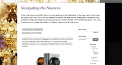 Desktop Screenshot of navigatingthenuances.blogspot.com