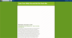 Desktop Screenshot of loseyourbellyfatandgetsixpackabs.blogspot.com