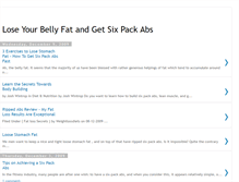 Tablet Screenshot of loseyourbellyfatandgetsixpackabs.blogspot.com