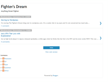Tablet Screenshot of fightersdream.blogspot.com