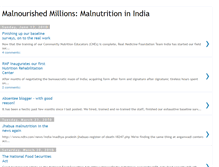 Tablet Screenshot of malnourishedmillions.blogspot.com