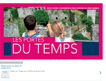 Tablet Screenshot of lesportesdutemps2010.blogspot.com