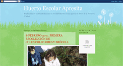 Desktop Screenshot of huertoescolarapresita.blogspot.com