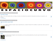 Tablet Screenshot of espacio-curvo.blogspot.com