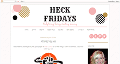 Desktop Screenshot of heckfridays.blogspot.com