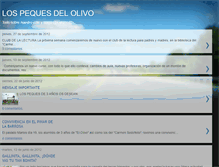 Tablet Screenshot of lospequesdelolivo.blogspot.com