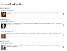 Tablet Screenshot of medfundauction.blogspot.com