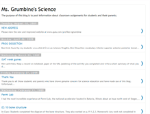 Tablet Screenshot of grumbinescience.blogspot.com