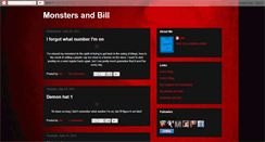 Desktop Screenshot of monstersandbill.blogspot.com