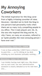 Mobile Screenshot of myannoyingcoworkers.blogspot.com