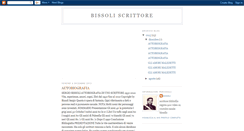 Desktop Screenshot of bissoliscrittore.blogspot.com
