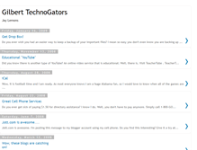 Tablet Screenshot of gilberttechnogators.blogspot.com