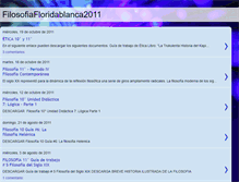 Tablet Screenshot of filosofiafloridablanca2011.blogspot.com