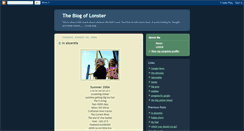 Desktop Screenshot of lonster.blogspot.com