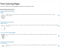 Tablet Screenshot of freecoloringpages.blogspot.com