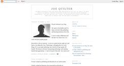 Desktop Screenshot of joequilter.blogspot.com