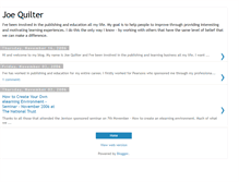Tablet Screenshot of joequilter.blogspot.com