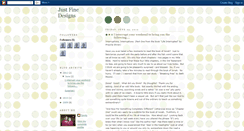 Desktop Screenshot of justfinedesigns.blogspot.com