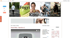 Desktop Screenshot of fogyi-kondi.blogspot.com