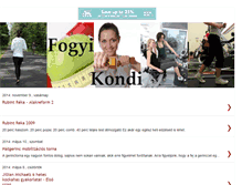 Tablet Screenshot of fogyi-kondi.blogspot.com