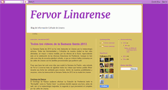 Desktop Screenshot of fervorlinarense.blogspot.com