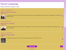 Tablet Screenshot of fervorlinarense.blogspot.com