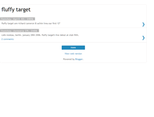 Tablet Screenshot of fluffytarget.blogspot.com